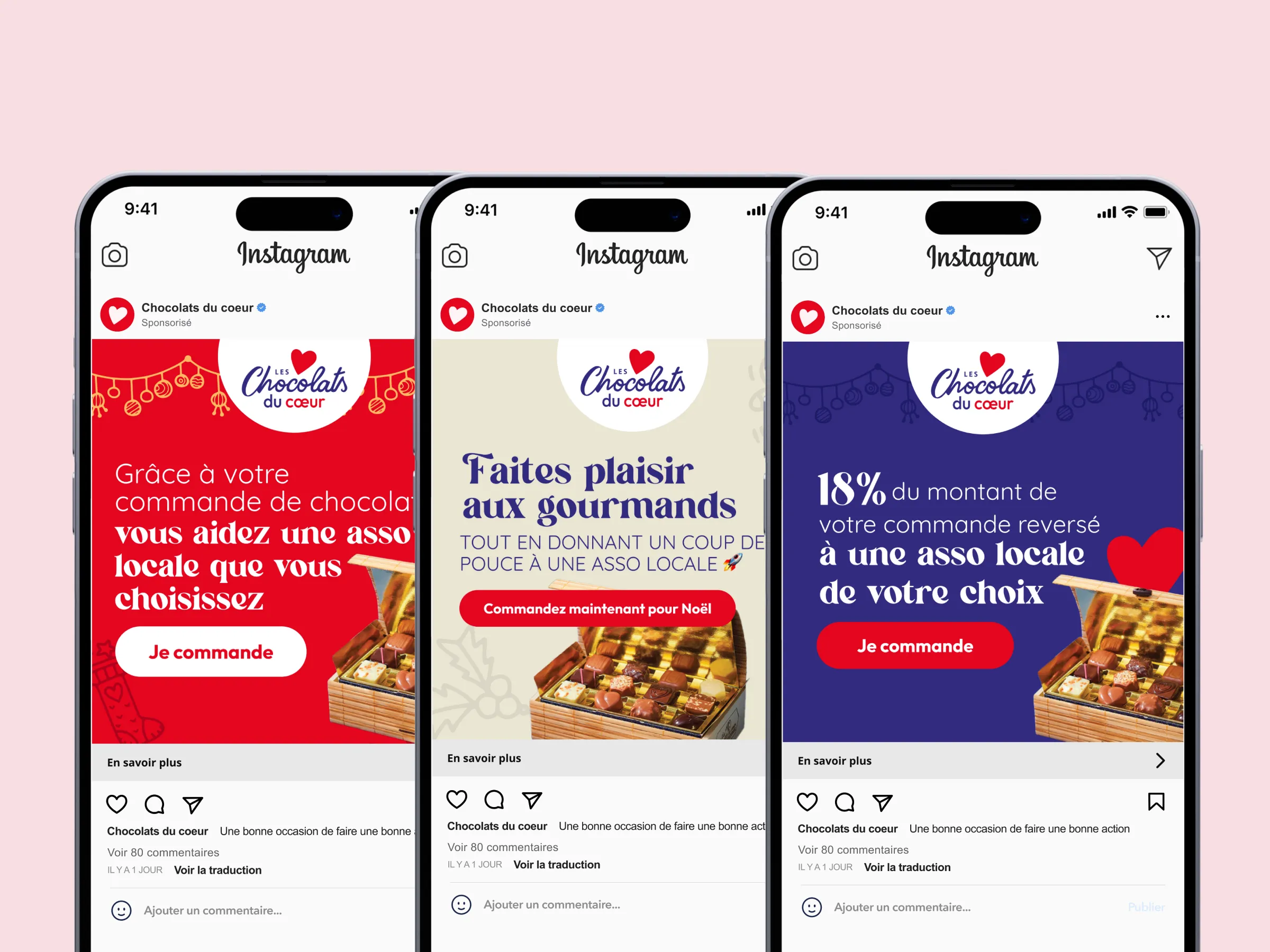 Image représentative du projet pour Chocolats du coeur par Dayraut Baptiste